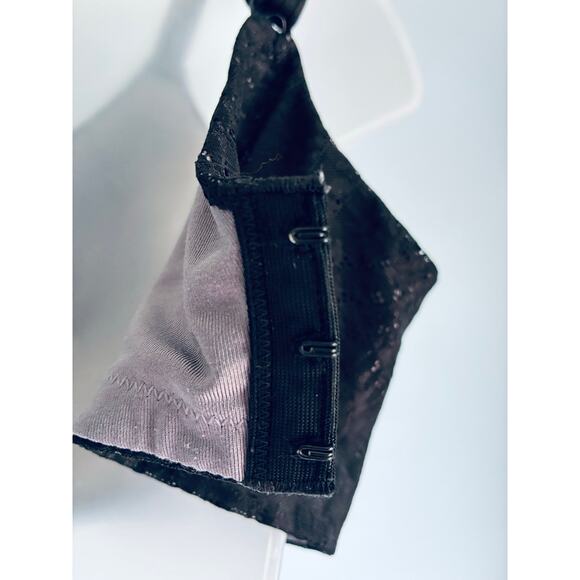 Bali Bra 38D Black and Gray Lightly Lined - Picture 5 of 9